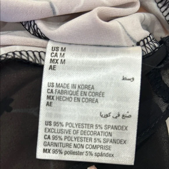 Alfani Floral Blouse - Rose and Black - Picture 5 of 5